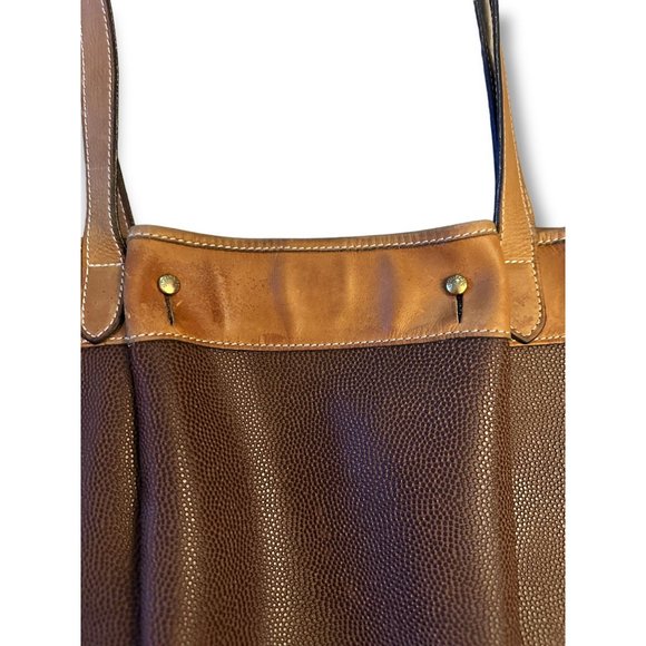 Jean Charles JC De Castelbajac Vintage Leather Bucket Tote Purse RARE - Picture 4 of 12